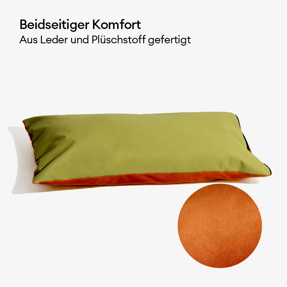 Großes Deluxe Hundesitz-Boosterbett aus Kunstleder - Roadtrip