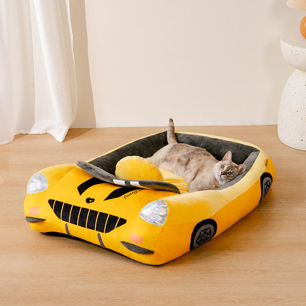 Klassisches Cabrio-Rennwagen Katzebett - Fast ＆ Fur