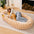 Klassisches Flauschiges Supergroßes Hundebett „Donut“ – Kuschelwiege