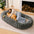Klassisches Flauschiges Supergroßes Hundebett „Donut“ – Kuschelwiege