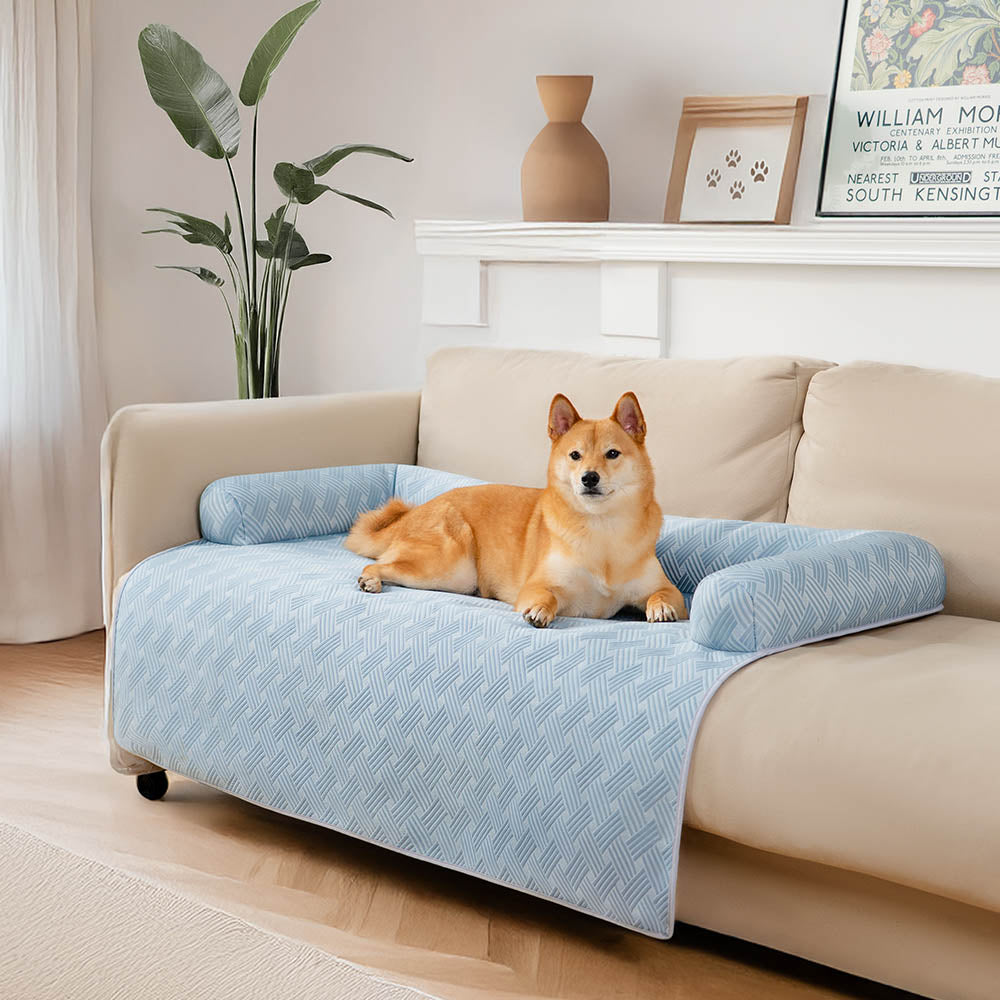 Kühlende rutschfeste Hundematte Couchbezug – Chill Guard