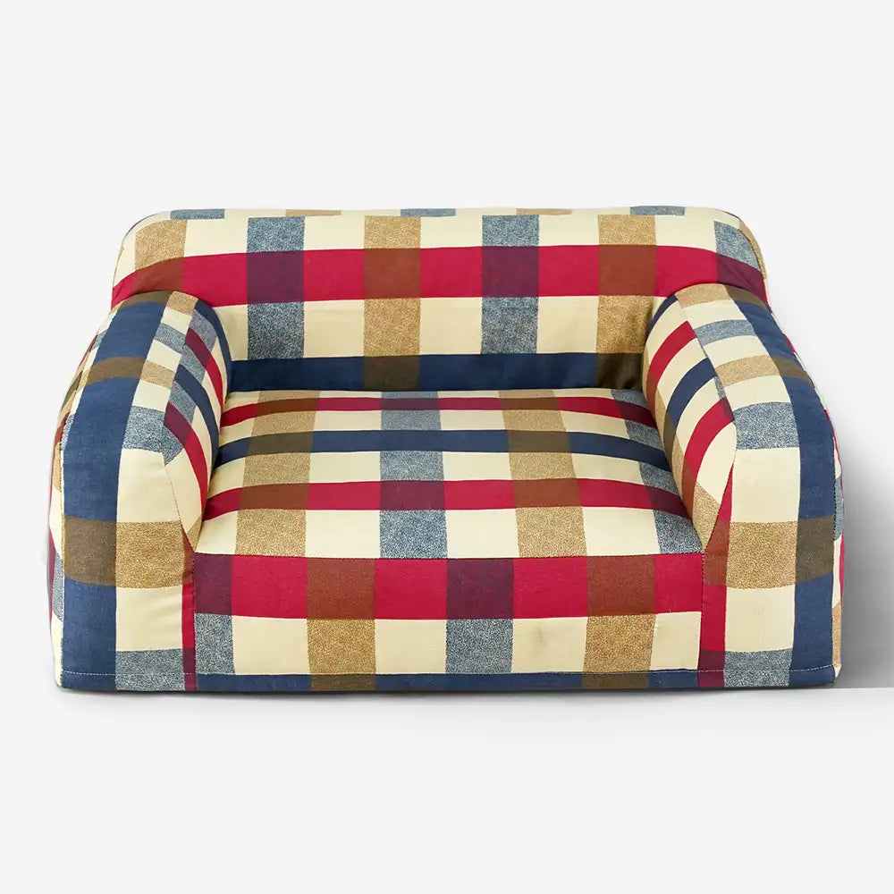 Baumwoll-Canvas-Stoff atmungsaktiv kratzfestes Hundesofa-Bett