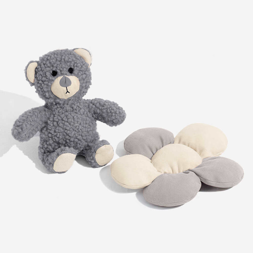 Cremefarbenes Flauschiges Bequemes Orthopädisches Schlafsofa für Hunde und Katzen