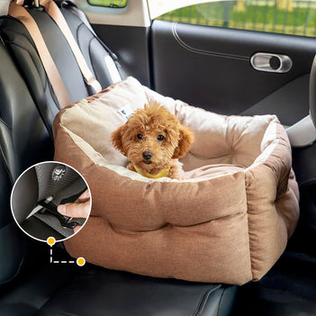 Wasserdichtes ISOFIX-Hochlehner- und Dickes Hundesitzbett mit ISOFIX-System