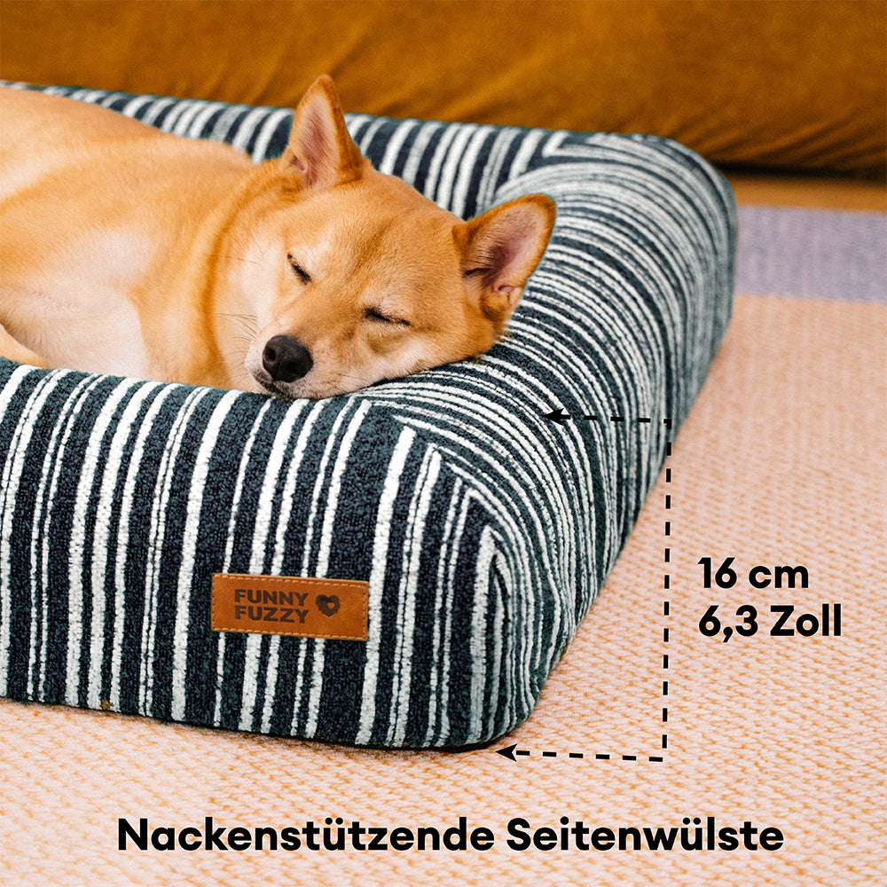 Orthopädisches ganzjahres Memory Foam Hundebett - Funnyfuzzy SnugNest