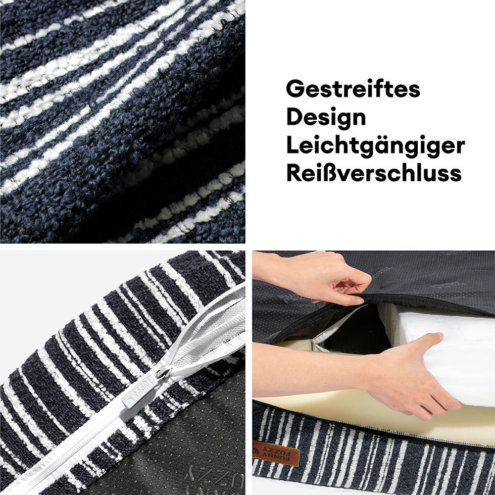 Orthopädisches ganzjahres Memory Foam Hundebett - Funnyfuzzy SnugNest