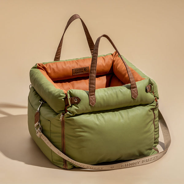 Prächtig Unterwegs Autositz Hundebett aus Kunstleder - Urban Voyager