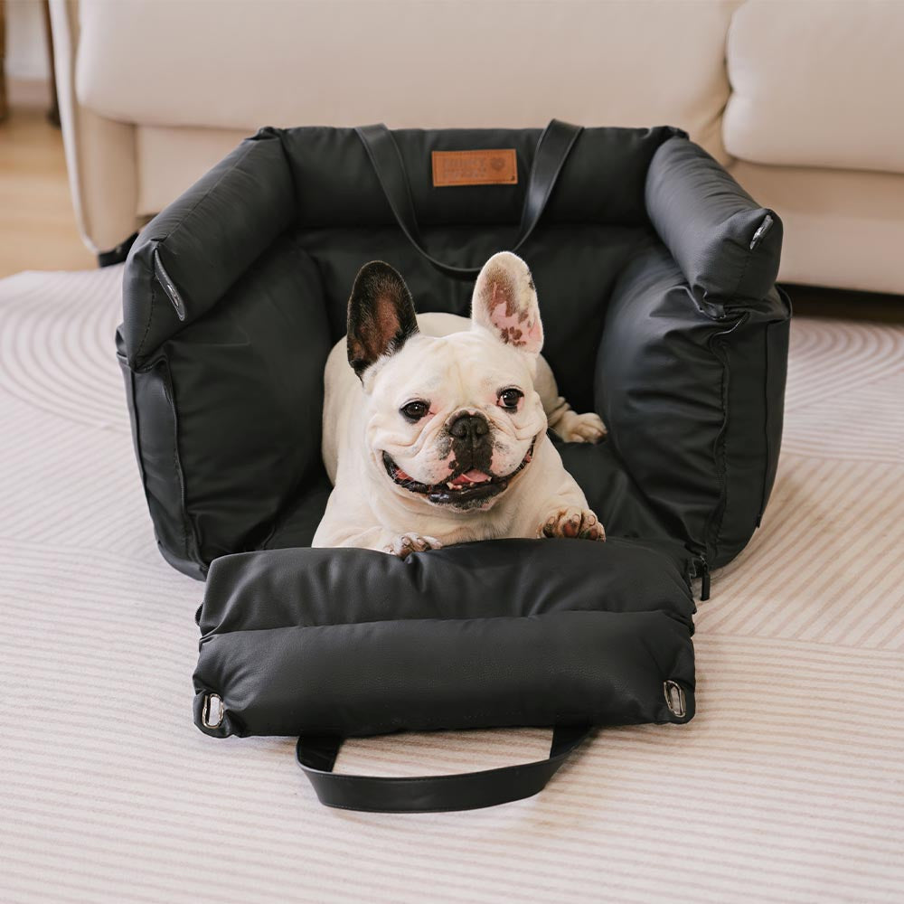 Prächtig Unterwegs Autositz Hundebett aus Kunstleder - Urban Voyager