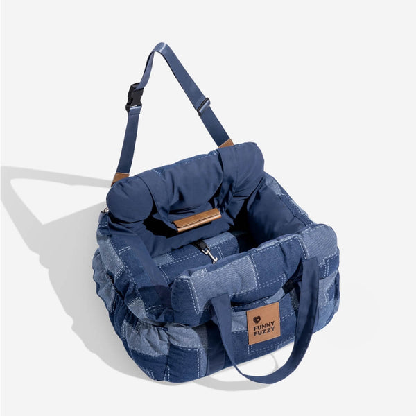 Tragbares Haustier-Polster für Freizeitausflüge Großes Hundeautositzbett