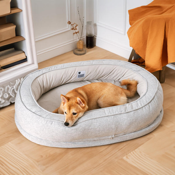 Bequem Hundebett in Donutform