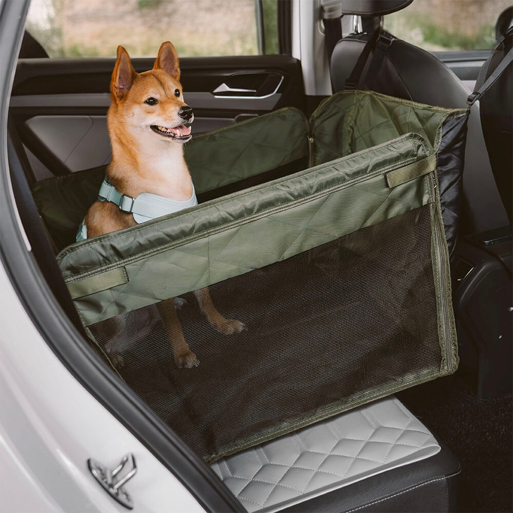 Extra Stable Travel Waterproof Dog Car Back Seat Extender