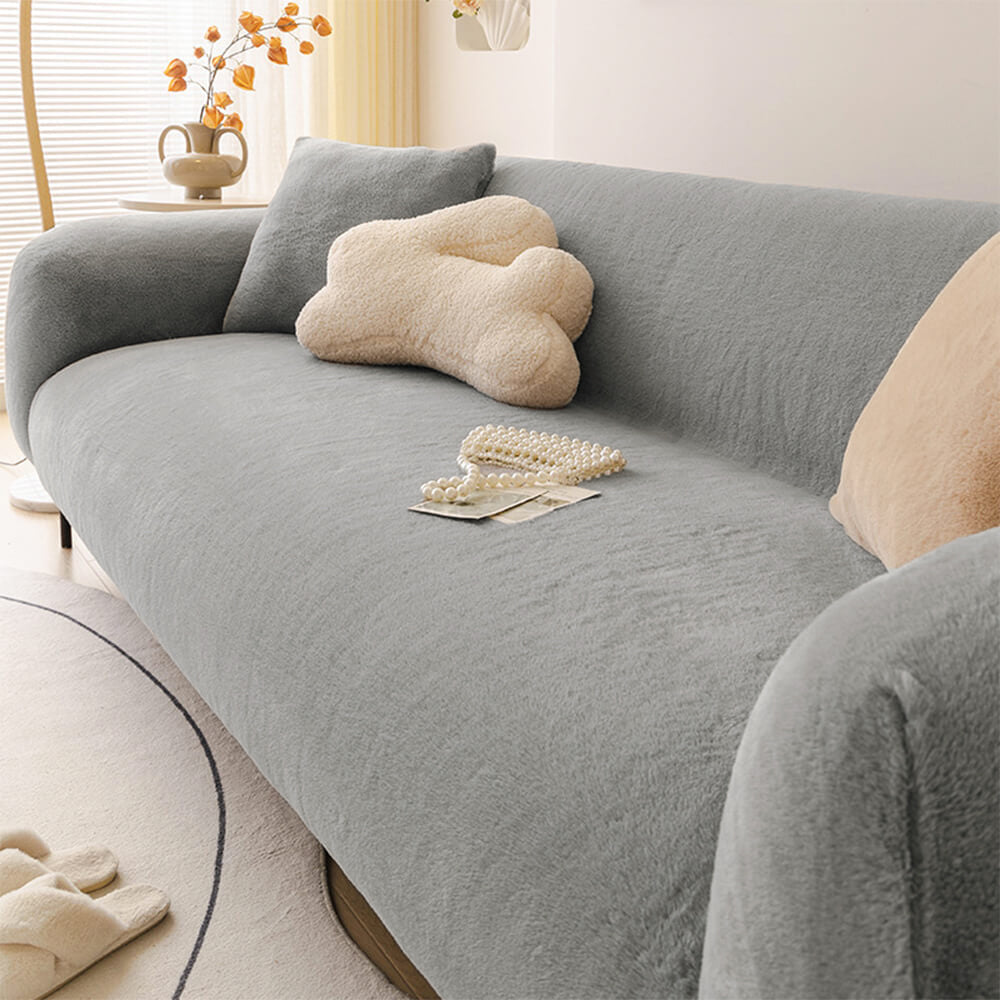 Ultraweicher, hautfreundlicher Plüsch-Sofabezug für vollständigen Schutz und Recliner-Slipcover