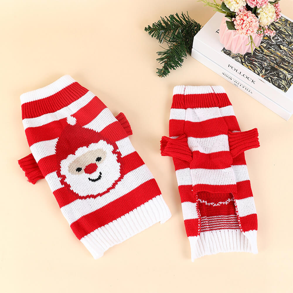 Weihnachtsdicker Warmer Rollkragenpullover für Hunde Passende Socken für Haustier und Besitzer