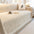 Creme Chenille Texturiertes Tierfreundliches Anti-Kratzer Sofaüberwurf