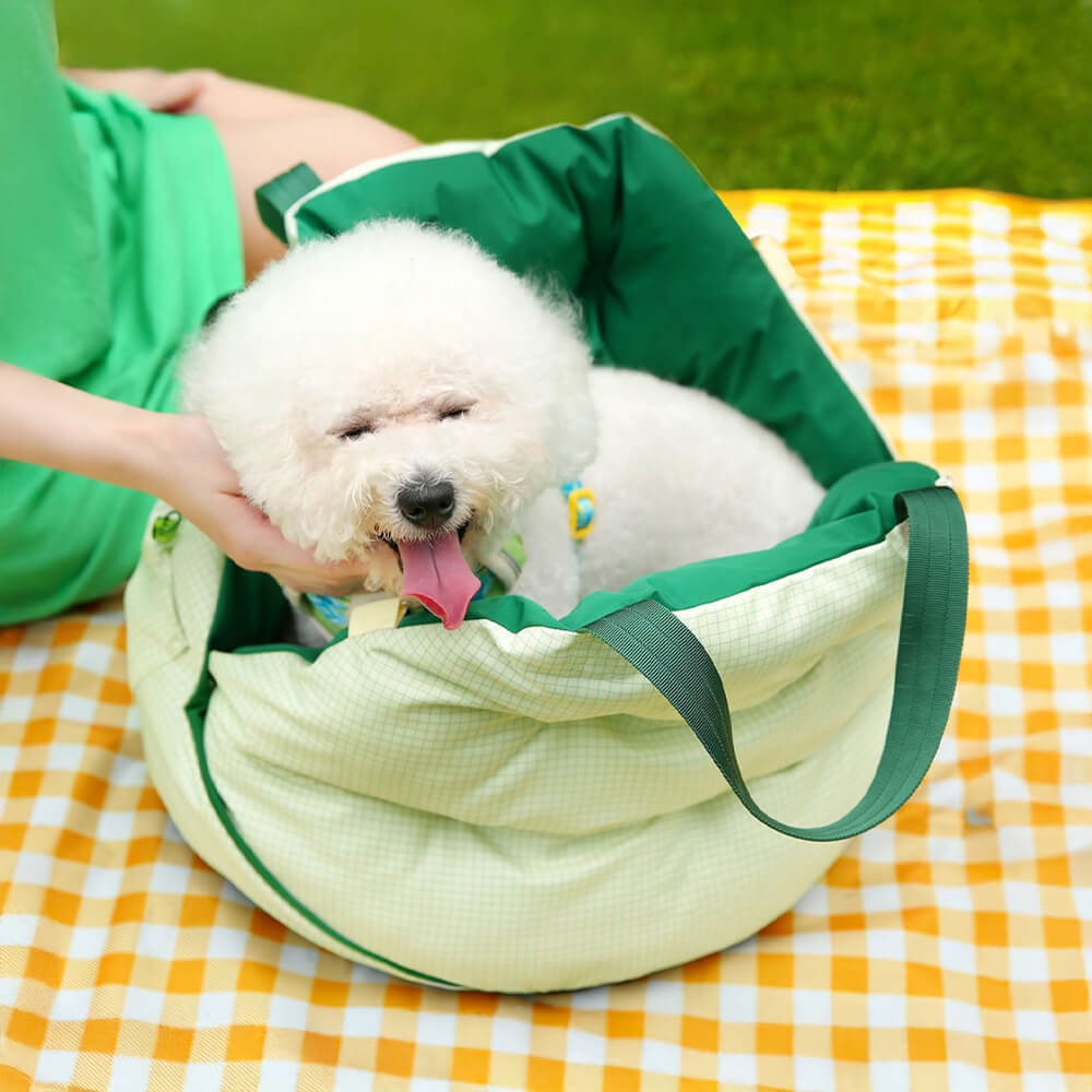 Tragbarer Wasserdichter Faltbarer Reise-Autositz-Rucksack für Hunde und Katzen