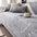 Premium Blätter Textur Chenille Rutschfeste Anti-Kratzer Sofa Bezug