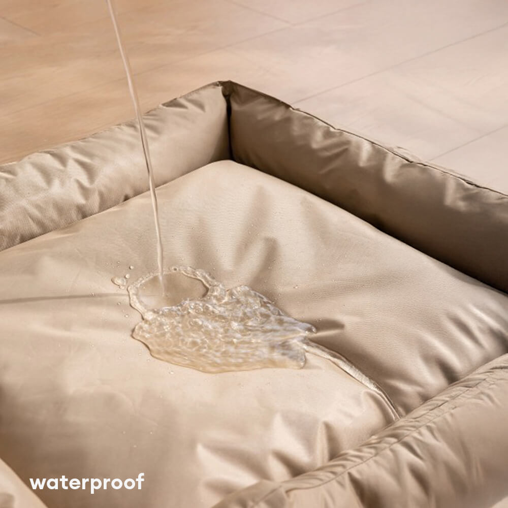 Wasserfeste, haresistente Oxford-Stoff-Hundematte mit minimalistischer Gestaltung