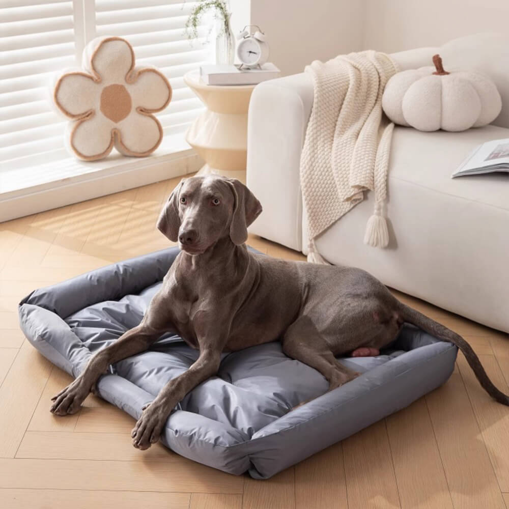 Wasserfeste, haresistente Oxford-Stoff-Hundematte mit minimalistischer Gestaltung