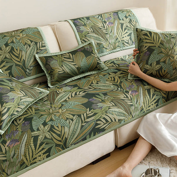 Alljahreskühlung Pastoral Floral Sofaüberwurf