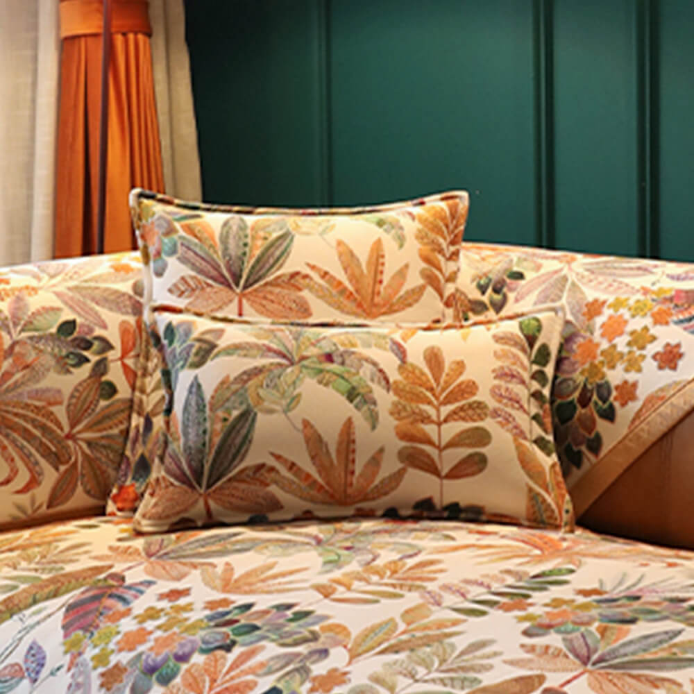 Floral Chenille Ganzjahres Rutschfeste Wohnkultur Sofaüberwurf