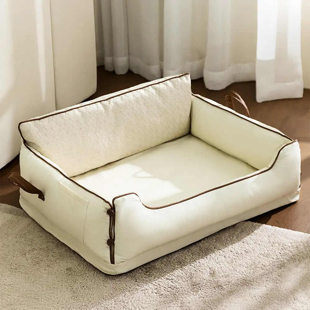 Kunstleder wasserdicht Latexschild Rücken Hundesofa Bett