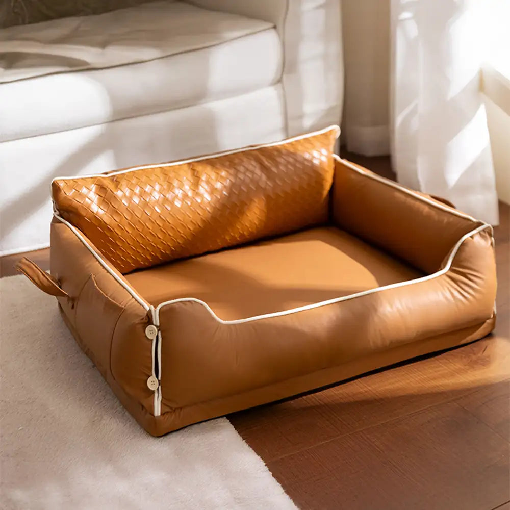 Kunstleder wasserdicht Latexschild Rücken Hundesofa Bett