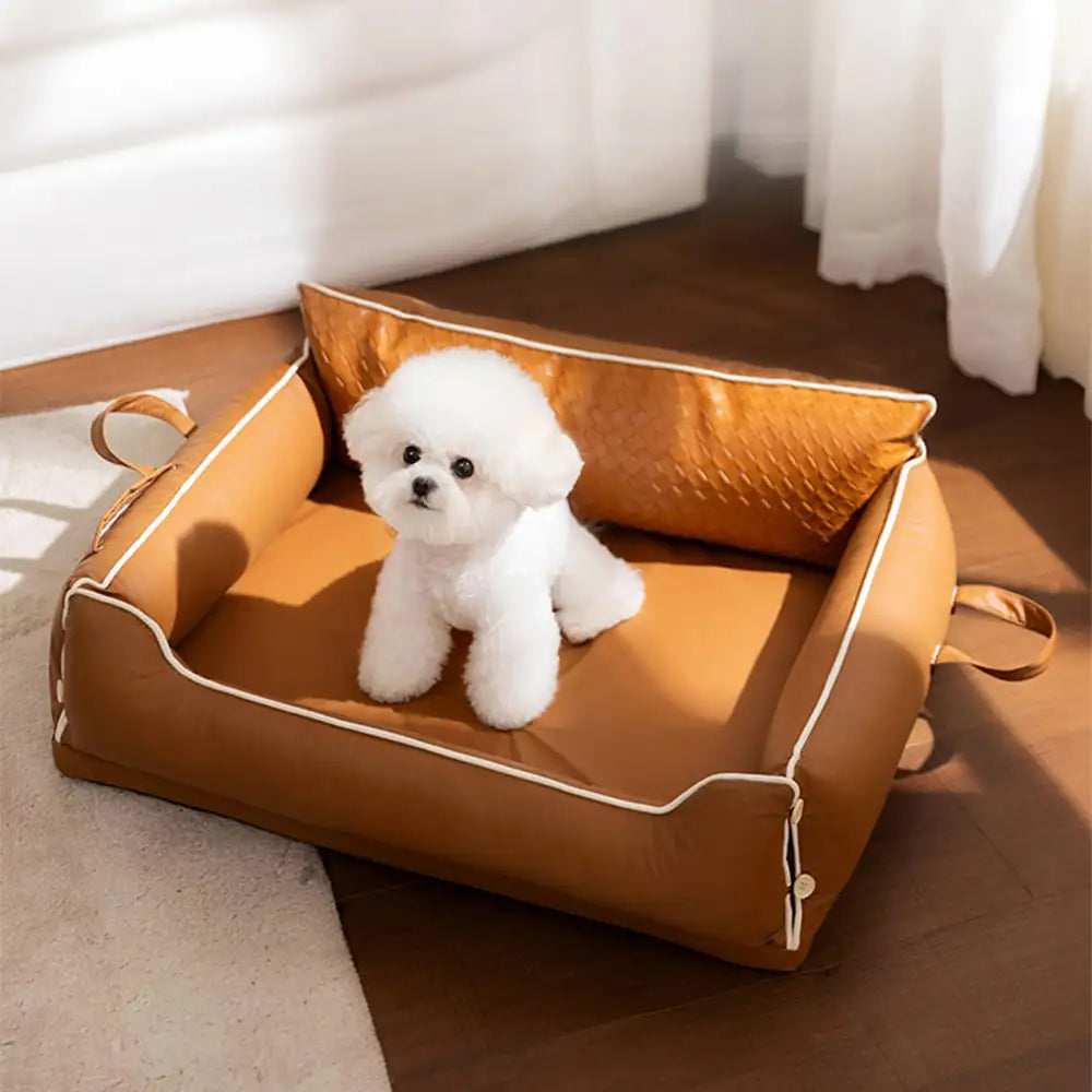 Kunstleder wasserdicht Latexschild Rücken Hundesofa Bett