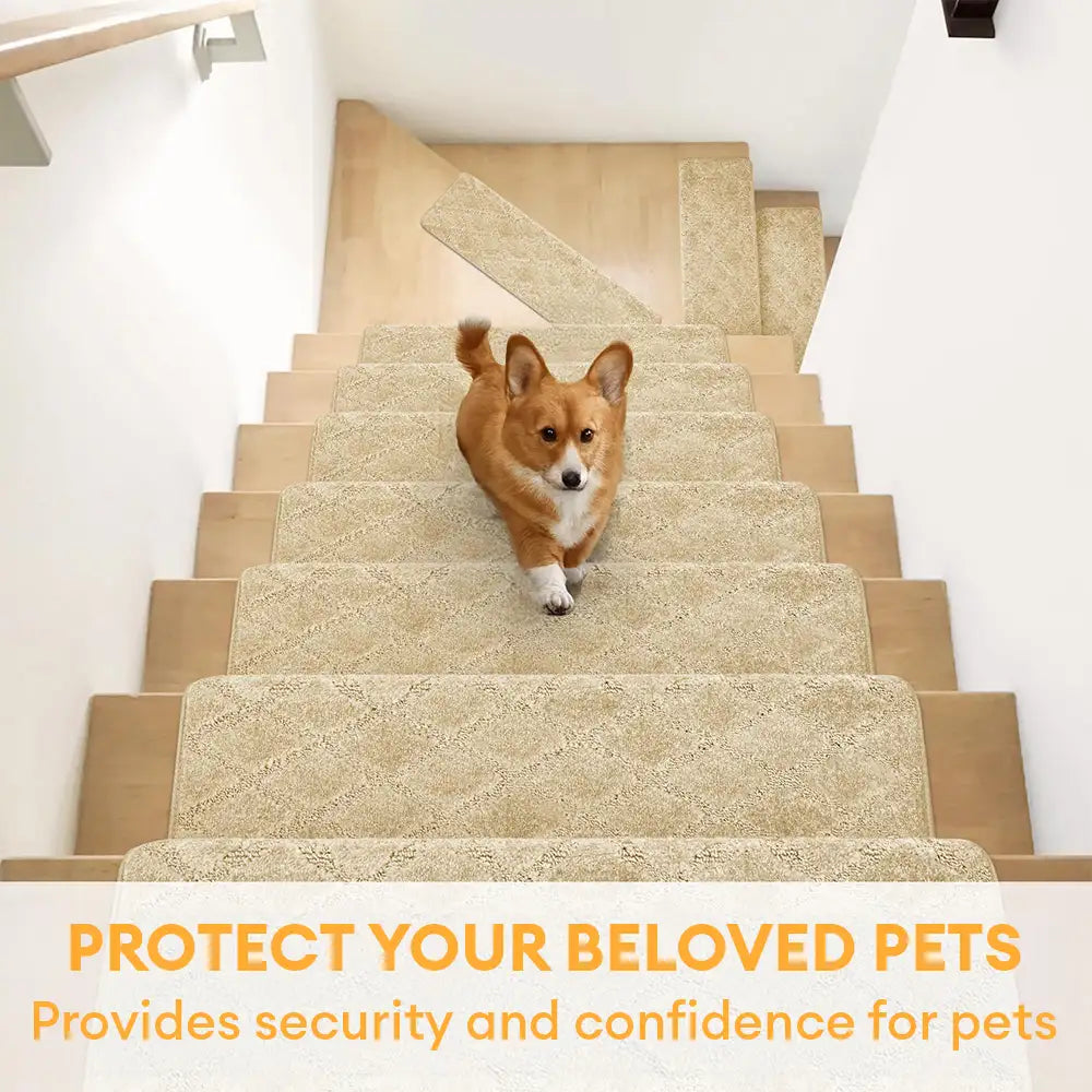 Faux Sisal Diamant Verschleißfester Treppenschutz Bullnose Rutschfeste Treppenstufen