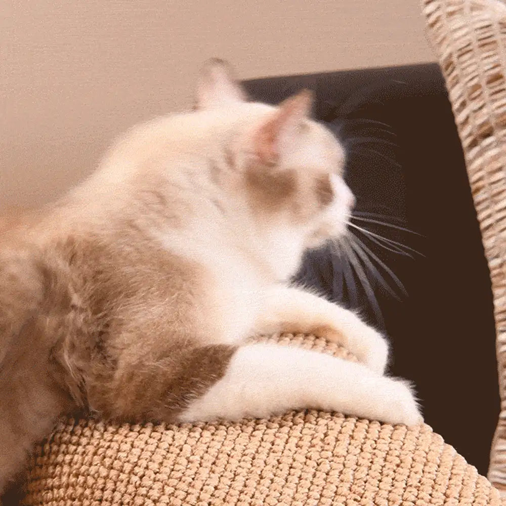 Faux Sisal Kratzfeste Sofaarmlehne Schutzabdeckung für Katzen