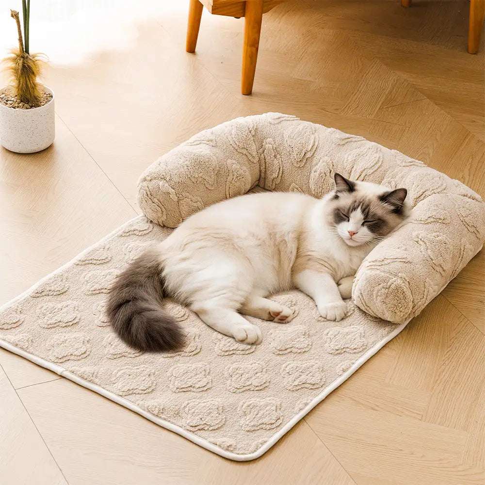 Blumenplüsch Multi-Purpose Anti-Rutsch Couchbezug Hundematte