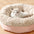 Fluffiges Kunstpelz-Warm Donut Hundebett und Katzenbett