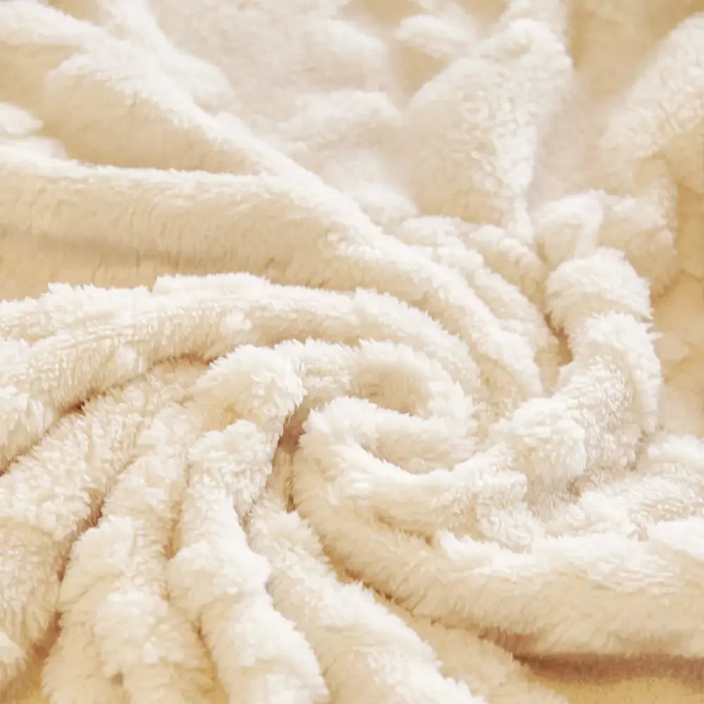 Fluffy Jacquard-Velours kratzfest verdickte Sofa-Decke Couchbezug