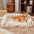 Fluffy Gestreiftes Orthopädisches Hundebett - Luxus Komfort