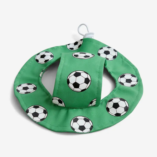 Fußballmuster Haustiermütze