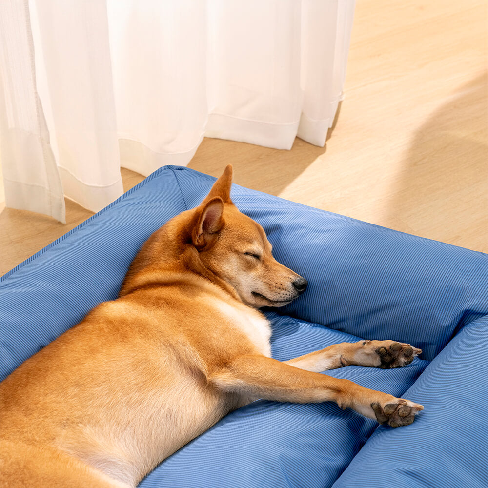 Vollständig Orthopädisches Wasserdichtes Hundebett mit Rundum-Unterstützung für Große Hunde