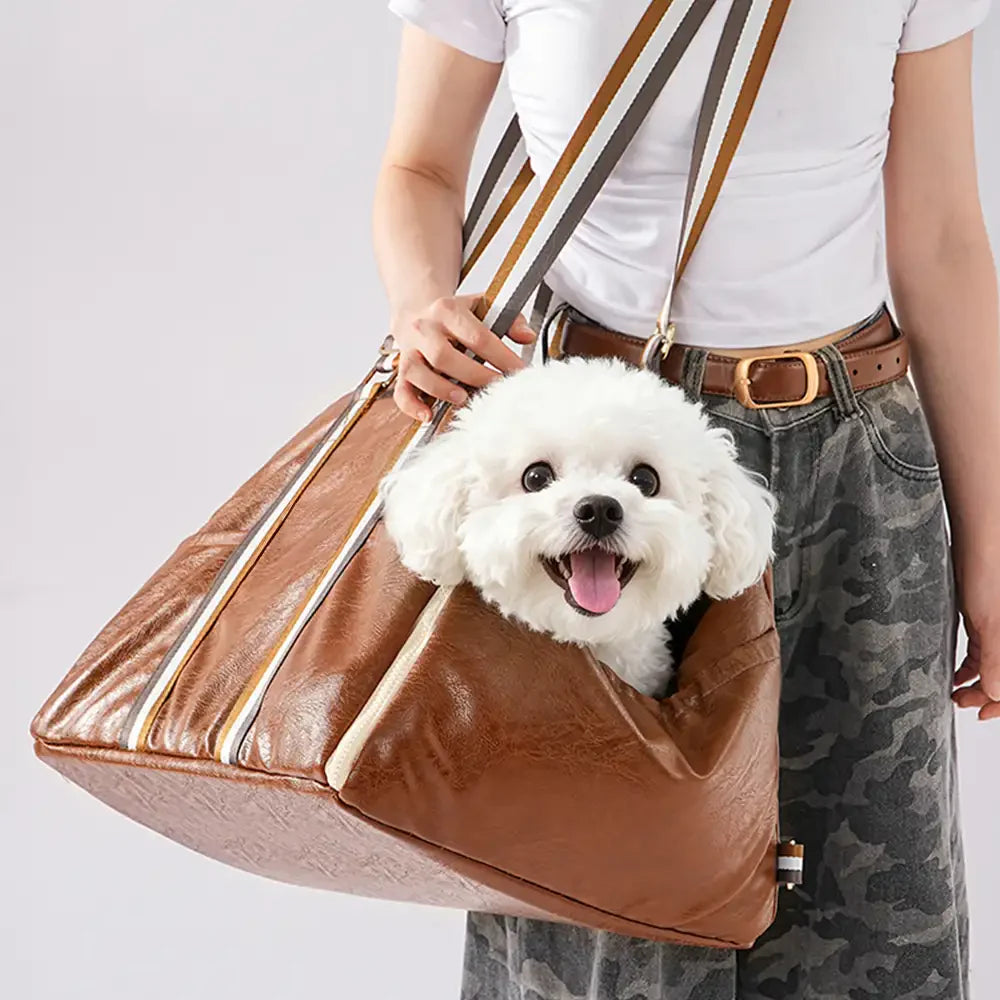 Deluxe Kunstleder Sicherheitsmittelkonsole Haustier Autositz und Trägersystem 3-in-1