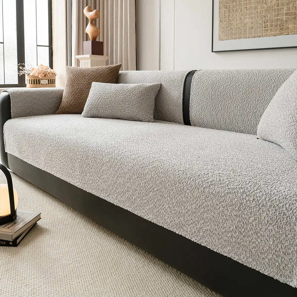 Allwetter Atmungsaktive Chenille Kratzfeste Sofa Schutz Hülle