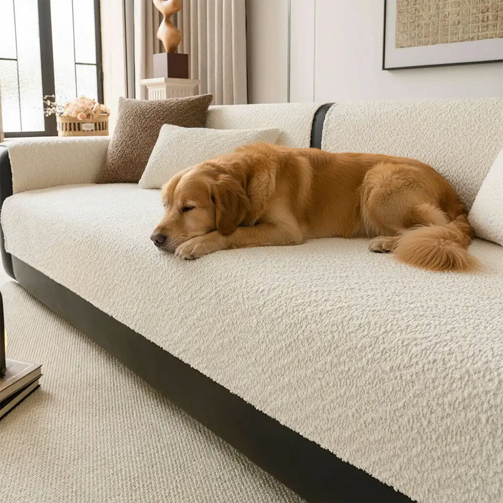 Allwetter Atmungsaktive Chenille Kratzfeste Sofa Schutz Hülle