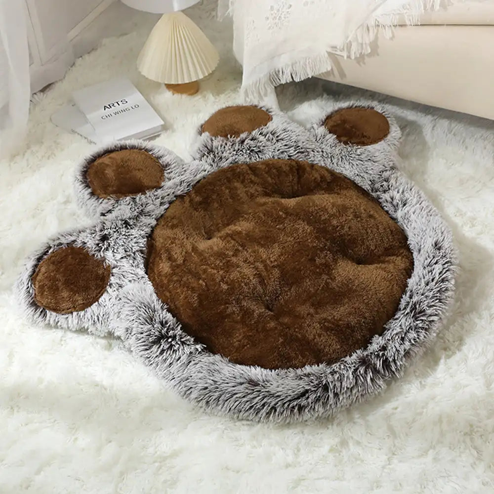 Bärenpfoten-Plüsch Fluffy Bequem Großraum Haustiermatte Hundematte