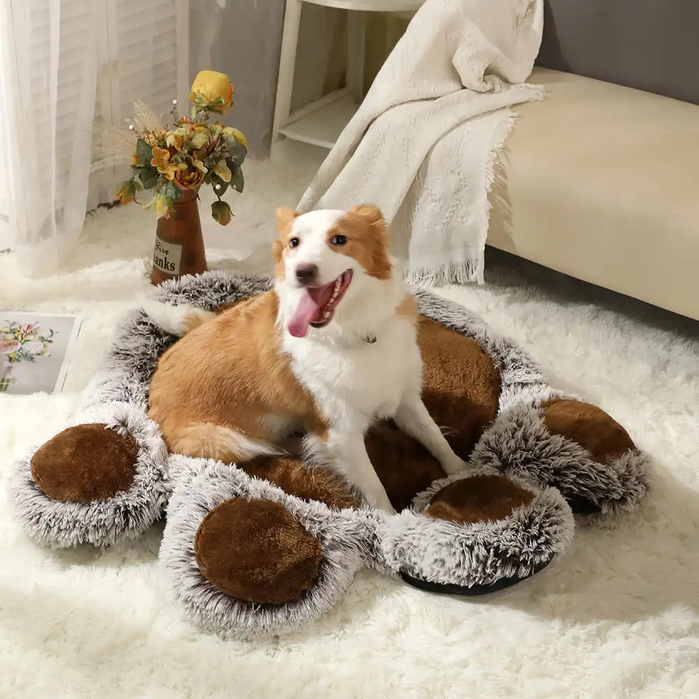 Bärenpfoten-Plüsch Fluffy Bequem Großraum Haustiermatte Hundematte