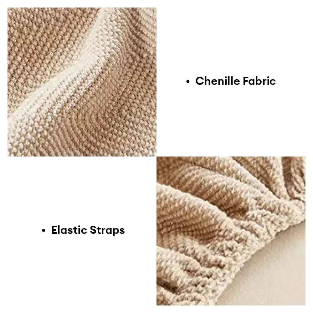Chenille Fischgräten Elastic Vollabdeckung Relaxsessel Bezug