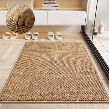 Klassische Faux-Sisal verstärkte Kratzmatte für Katzen, kratzfest, rutschfester Teppich