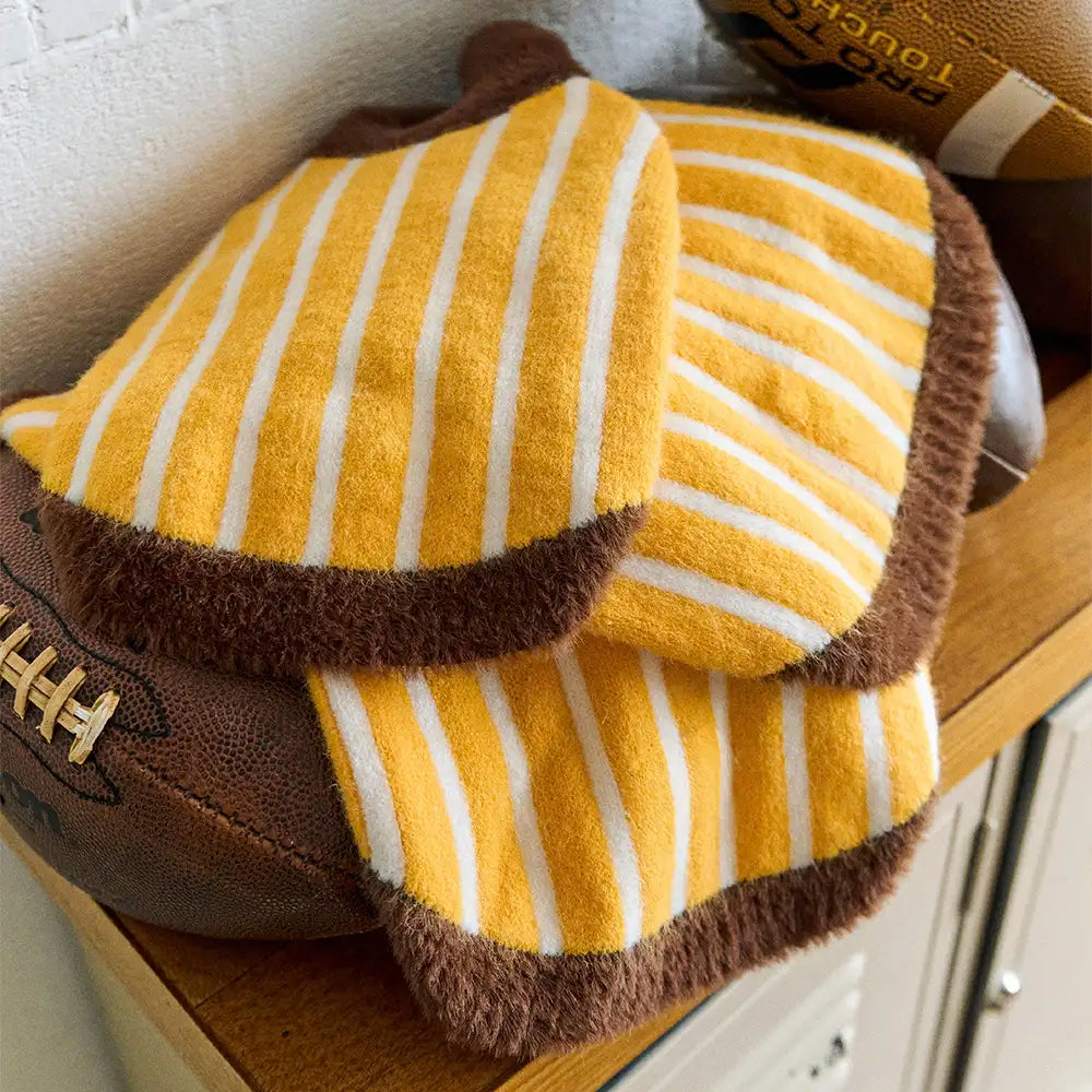 Farbblockiertes gestreiftes Dackel-Polo-Kragen-Hundepullover