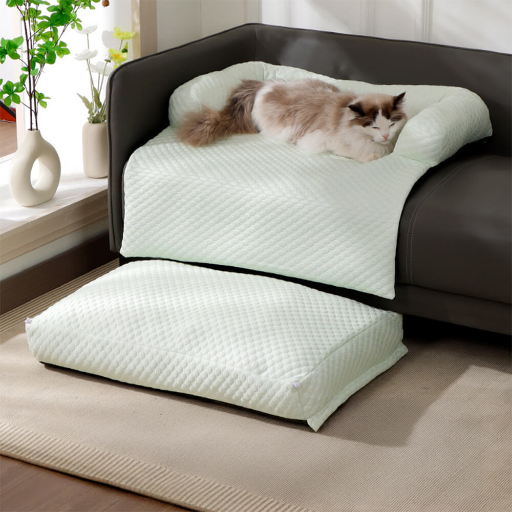 Kühlung 2 in 1 Große abnehmbare Katzen- und Hundematte Couchbezug