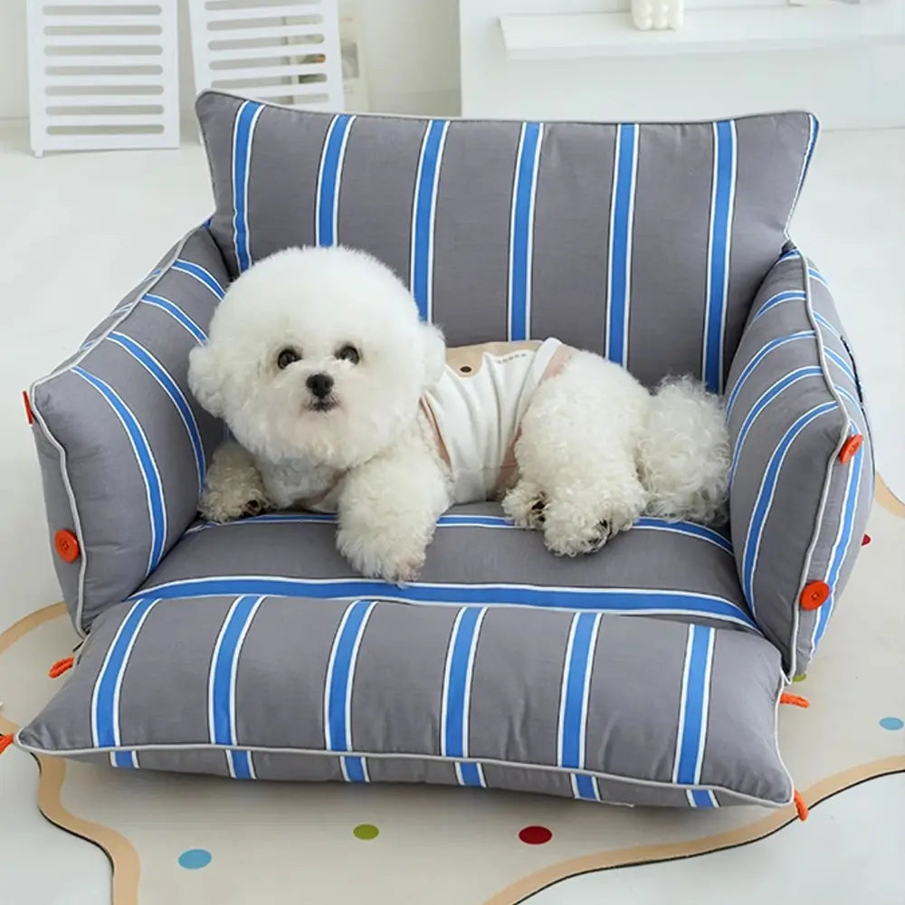 Baumwollkomfort Beruhigendes Hundesofa Bed