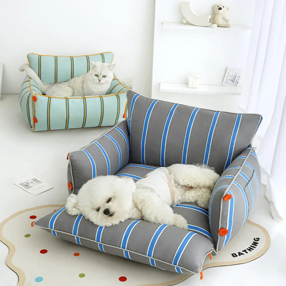 Baumwollkomfort Beruhigendes Hundesofa Bed