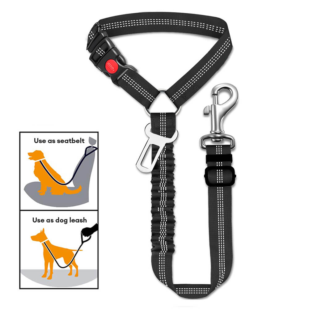 Hund Autositzgurt für Fahrzeugsitzkopfstütze