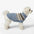 Fair-Isle-Muster gestrickter Leinen-Hundepullover mit klassischem Kragen