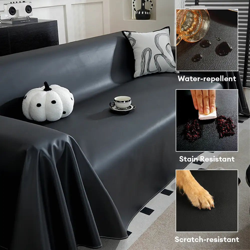 Kunstleder wasserdichte tierhaare-beständige Sofaschoner Couchbezug