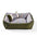 Blumenmuster Anti-Statik Waschbar Ganzjahres-Eckhundebett